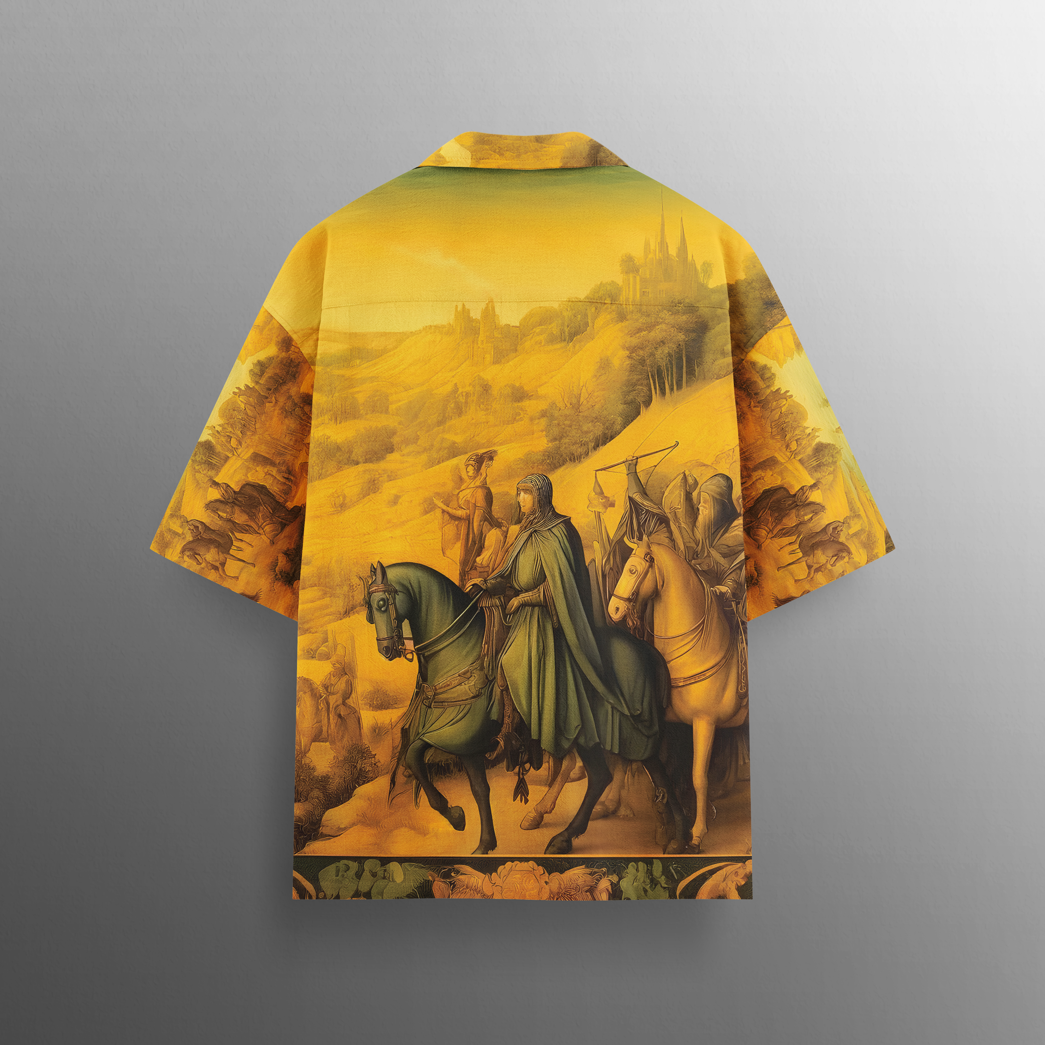 Golden Odyssey Cotton Shirt