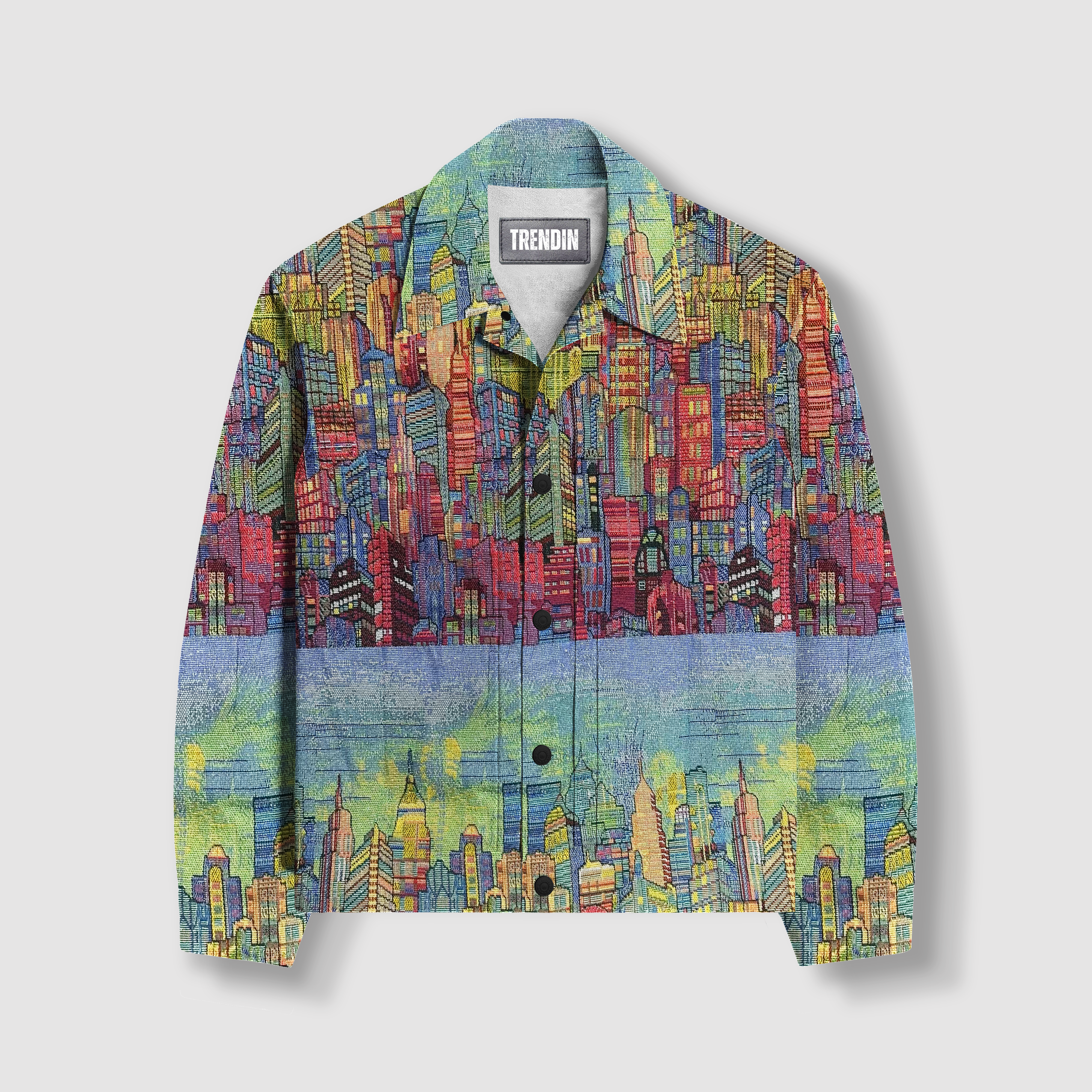 Skyline Dreams Jacquard Shirt