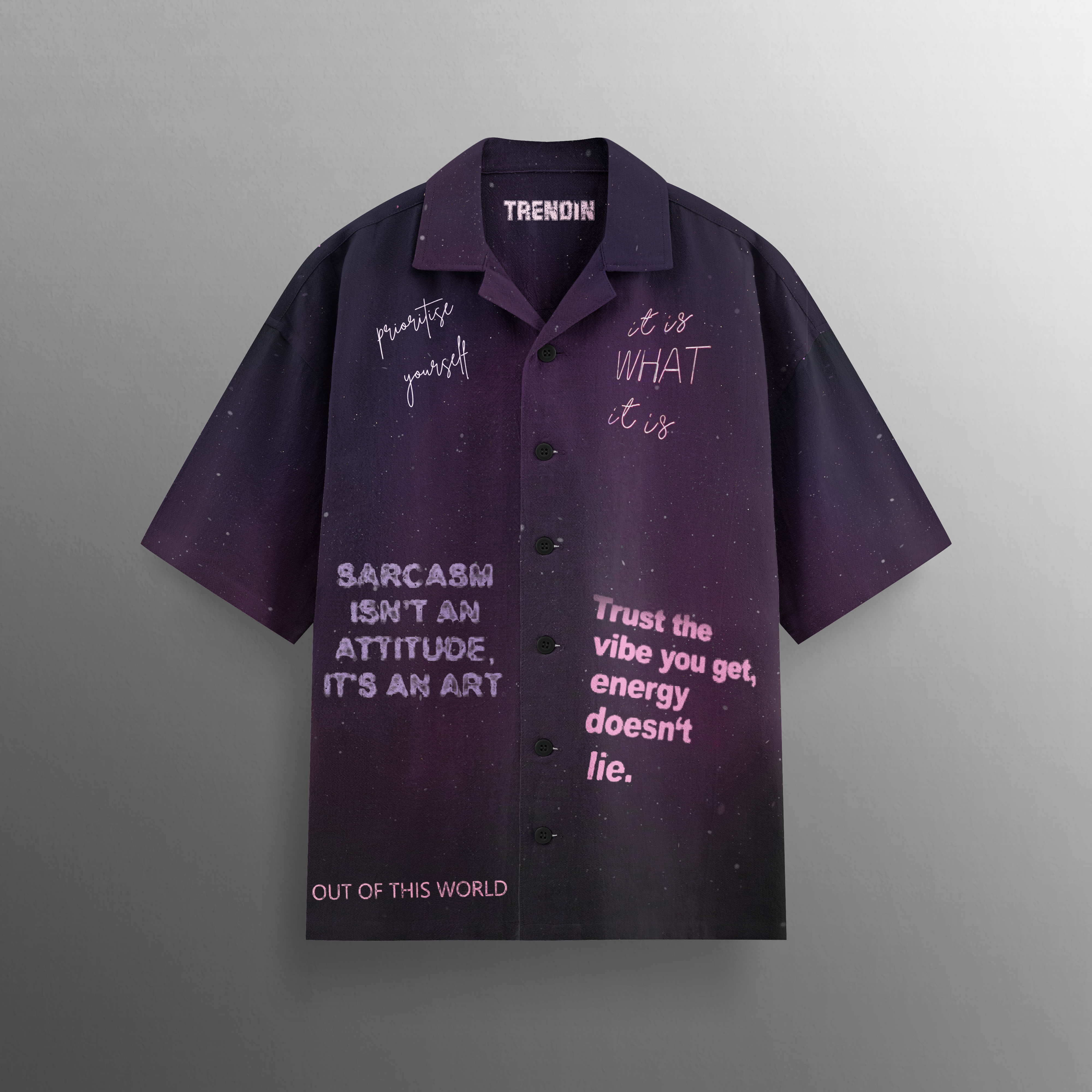 Cosmic Verse Cotton Shirt