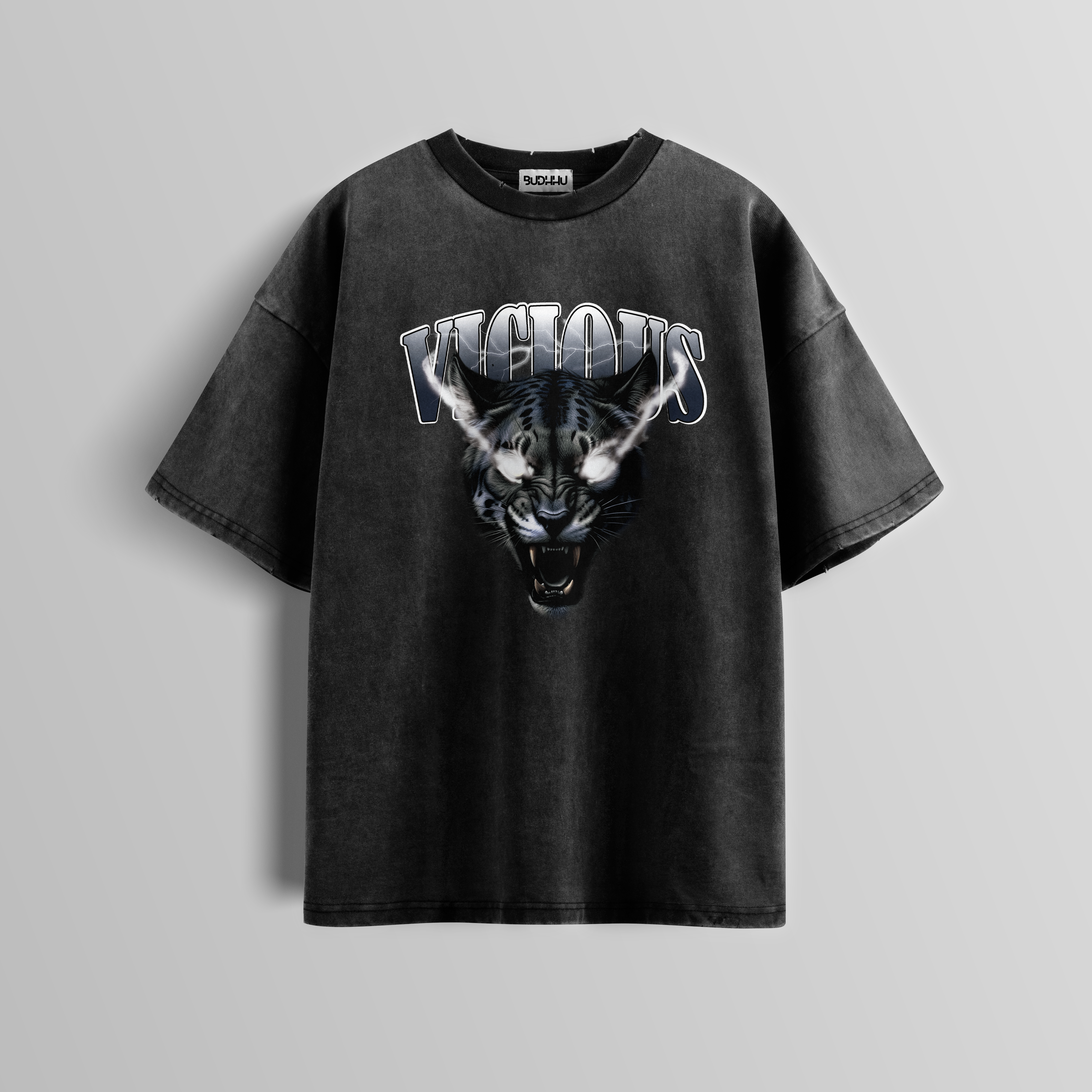 Vicious Instinct Acid Wash Tee