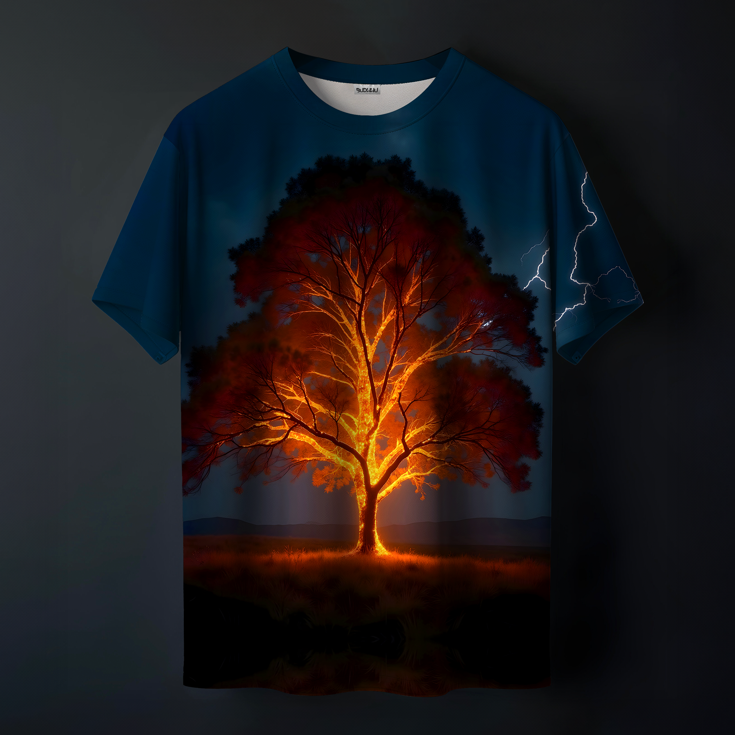 Jungle Flames Printed Tee