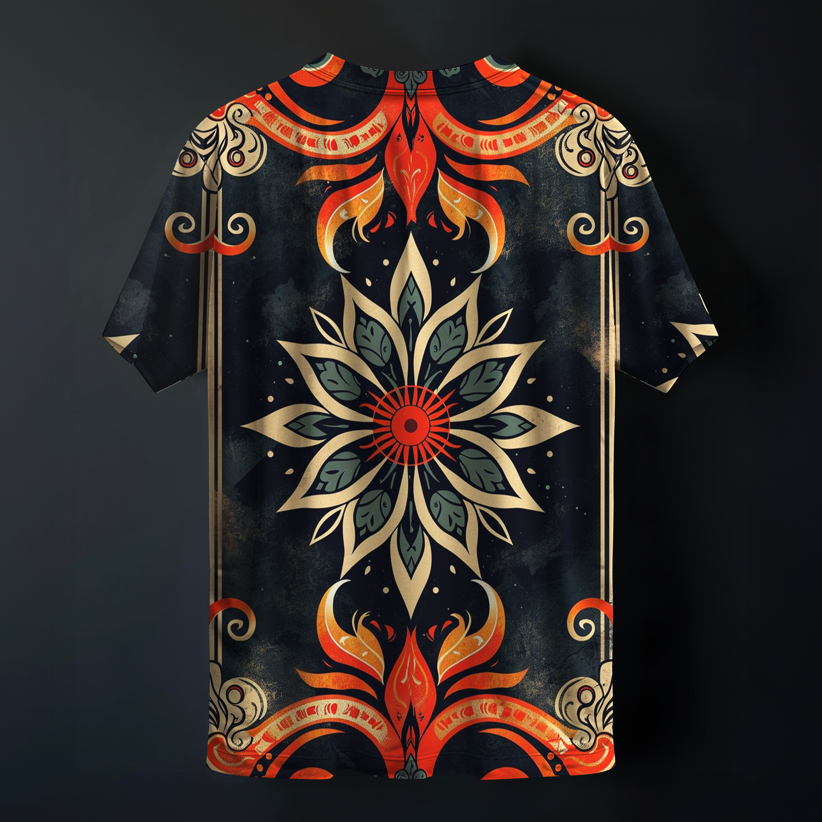 Blaze of Blossom Printed Tee