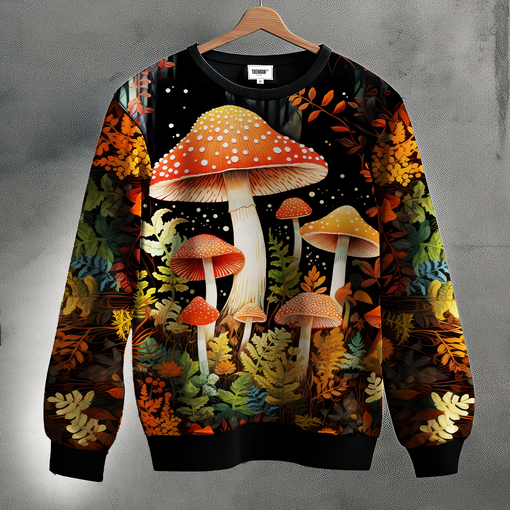 Shroomed Wonderland Printed Sweatshirt