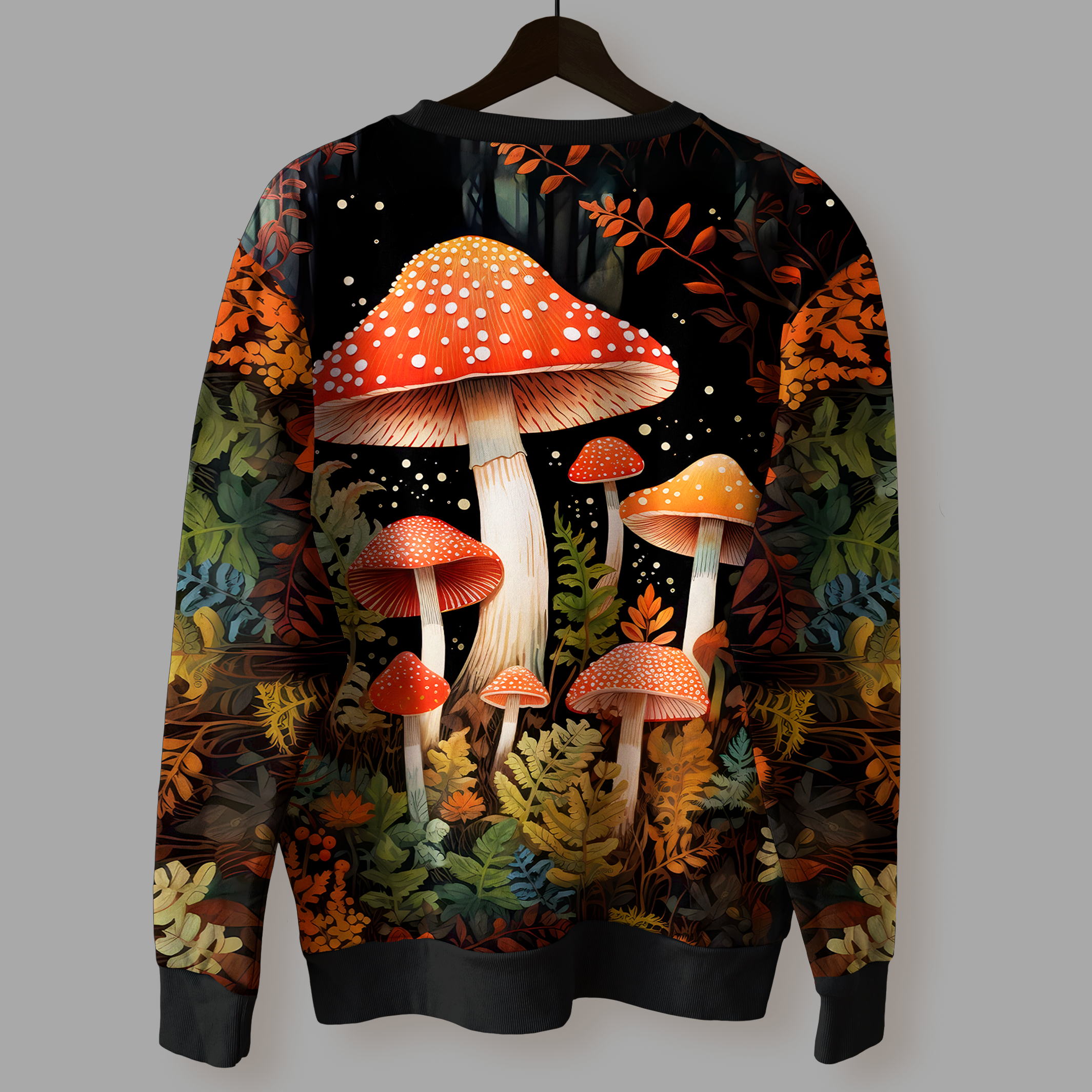 Shroomed Wonderland Printed Sweatshirt