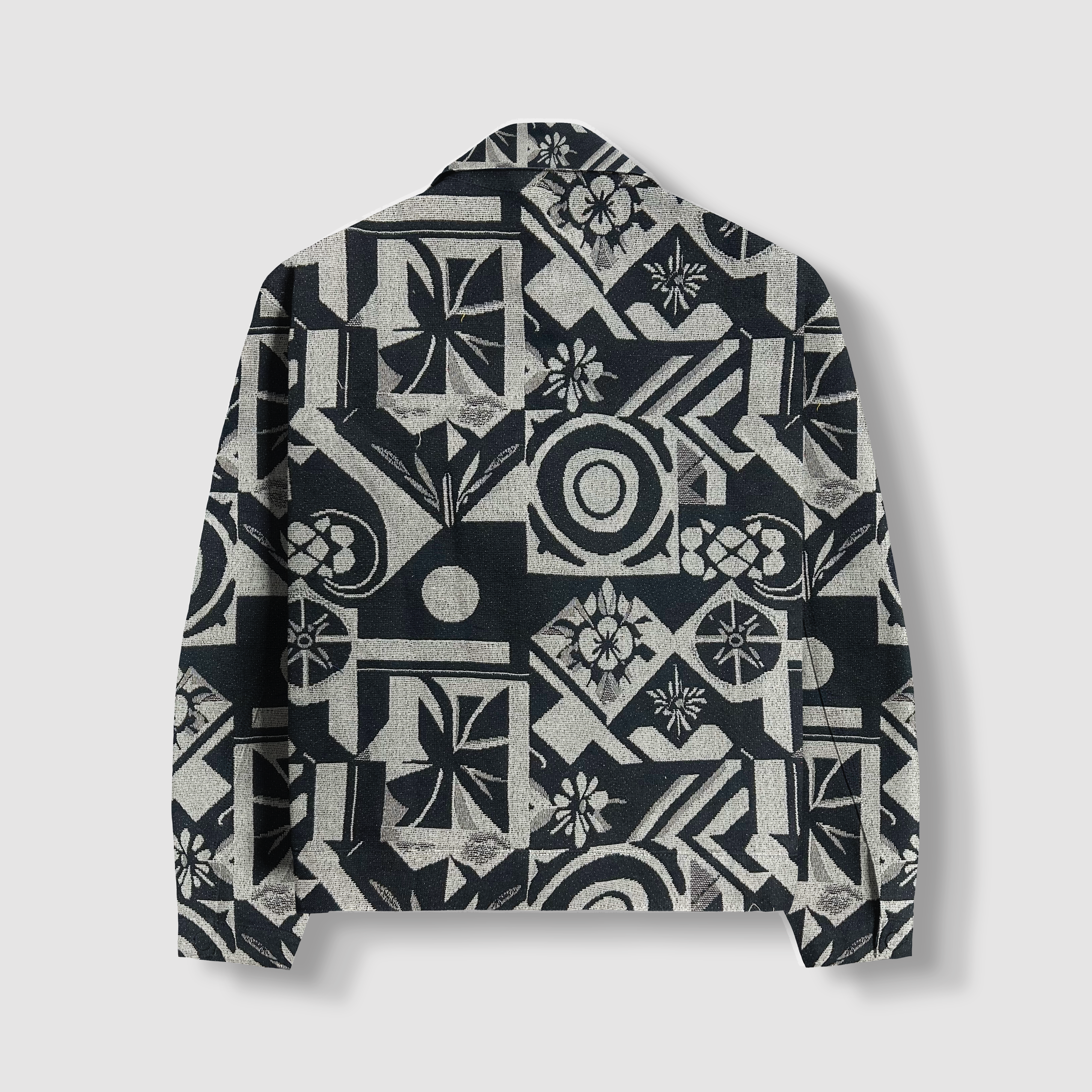 Graphic Illusion Jacquard Shirt