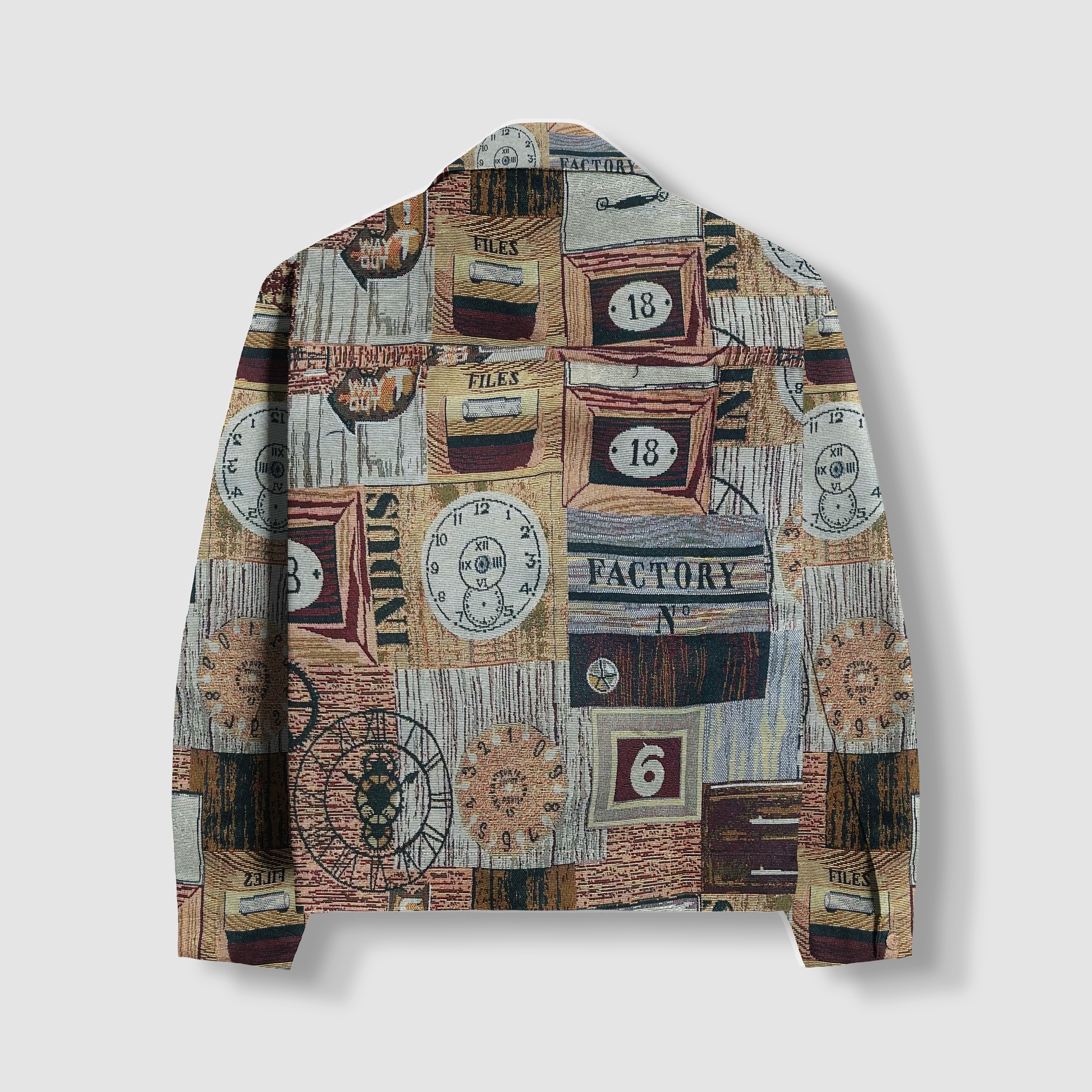 Mechanical Pulse Jacquard Shirt