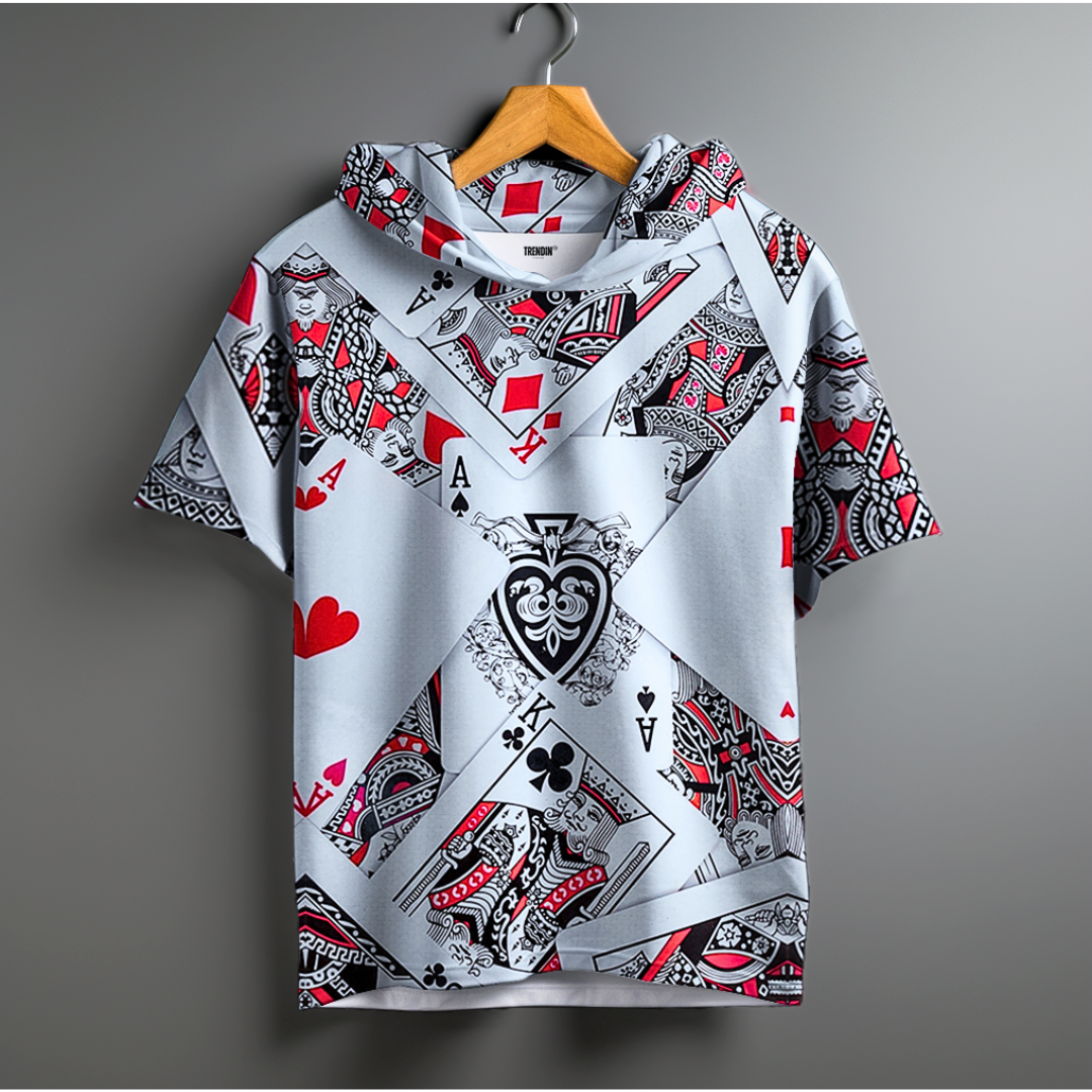 Royal Rap Deck Printed Hoodie